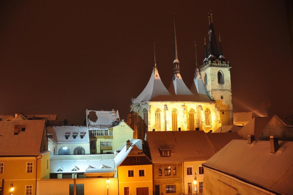 Hotel Na Hradbach Louny Exterior foto
